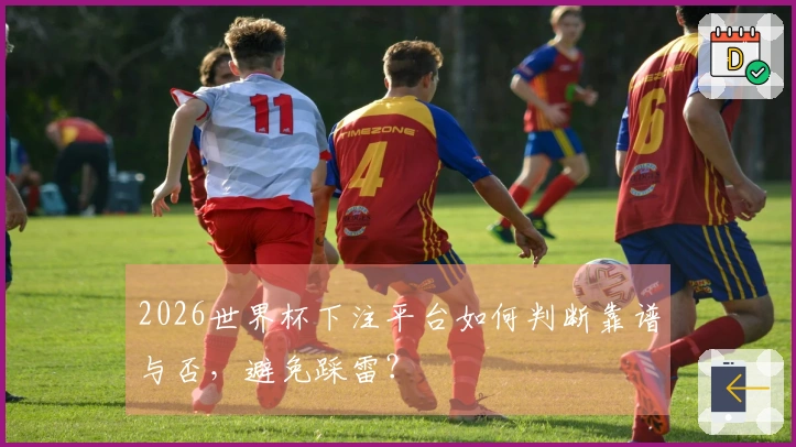2026世界杯下注平台如何判断靠谱与否，避免踩雷？