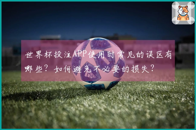 世界杯投注APP使用时常见的误区有哪些？如何避免不必要的损失？